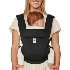 Ergobaby Bæresele, Omni Deluxe, Bomuld - Onyx Black- Bæreseler & Vikler