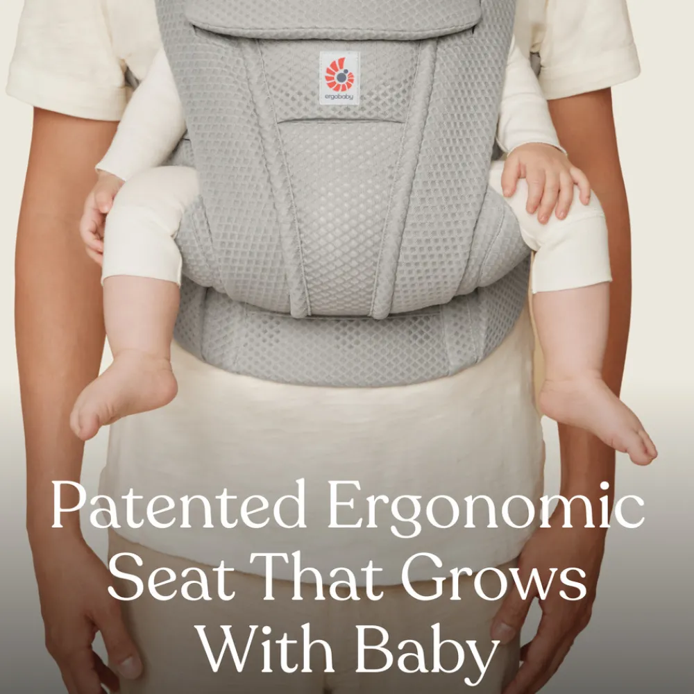 Ergobaby Bæresele, Omni Deluxe, Mesh - Onyx Black- Bæreseler & Vikler