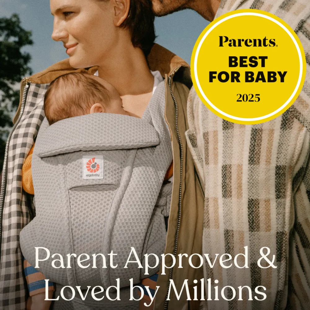 Ergobaby Bæresele, Omni Deluxe, Mesh - Onyx Black- Bæreseler & Vikler