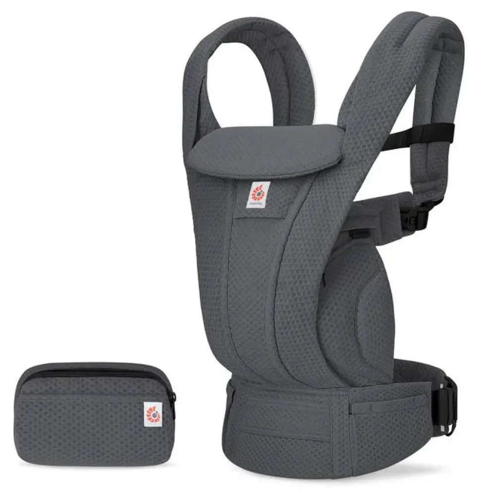 Ergobaby Bæresele, Omni deluxe, Mesh - Graphie Grey- Bæreseler & Vikler