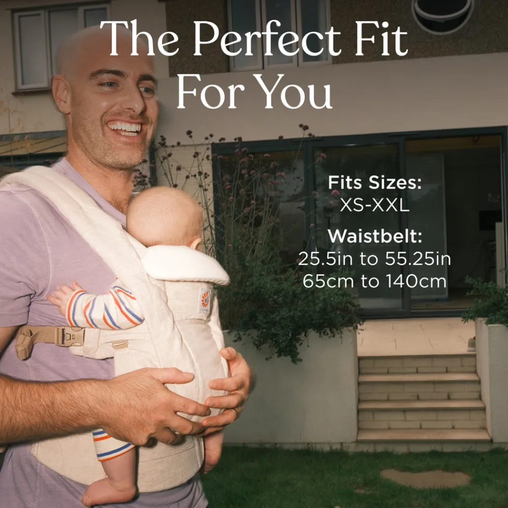 Ergobaby Bæresele, Omni Deluxe, Mesh - Natural Beige- Bæreseler & Vikler