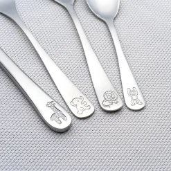 Reer Børnebestik I rustfrit stål, 4 stk.- Bestik