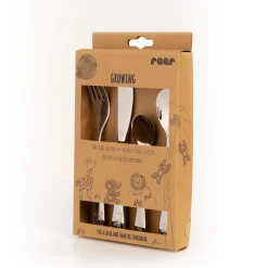 Reer Børnebestik I rustfrit stål, 4 stk.- Bestik