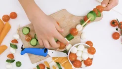 Kinderkitchen Børnekokkeknivsæt - grøn/blå- Bestik