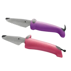 Kinderkitchen Børnekokkeknivsæt - pink/lilla- Bestik