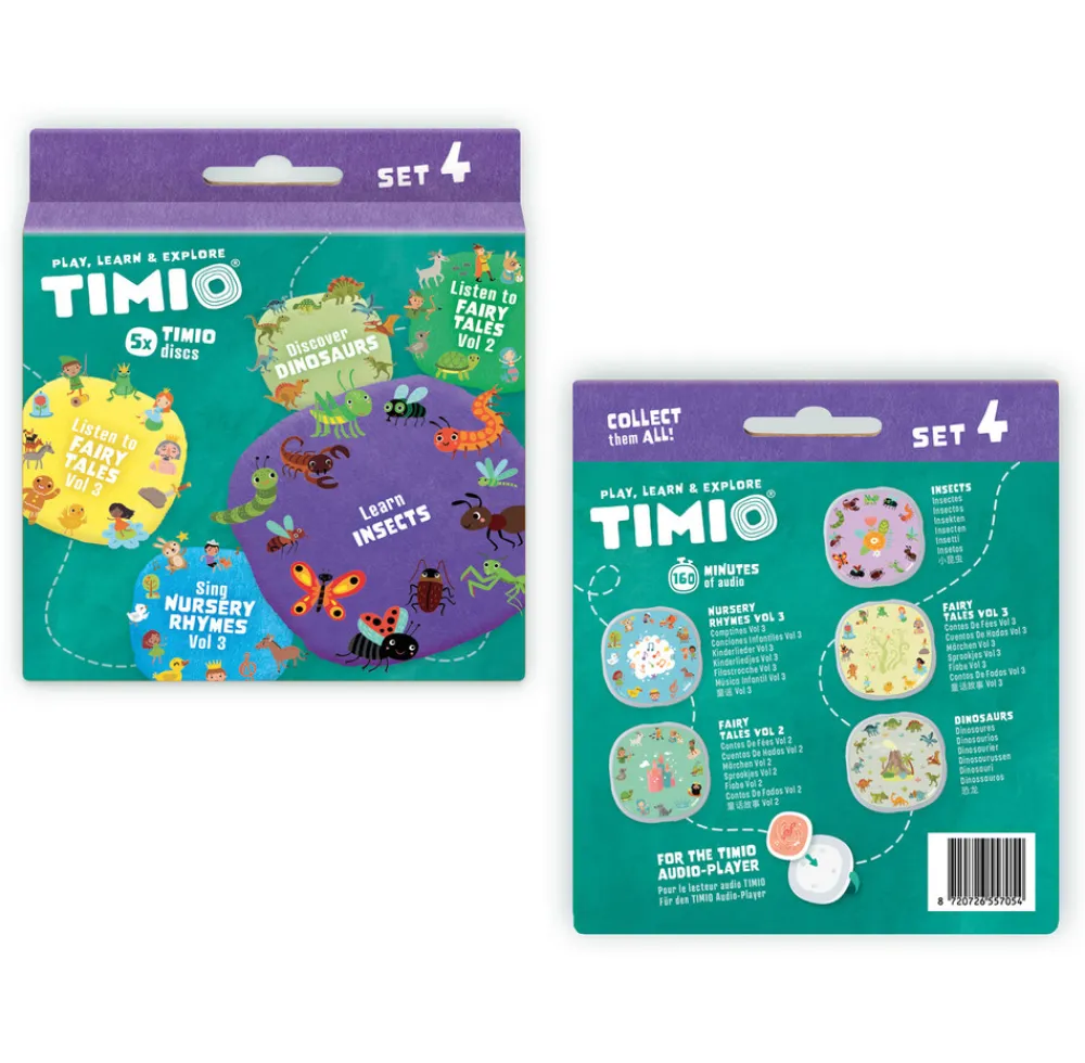 Timio Børnesange, eventyr, dinosaurer og små insekter- Musiklegetøj