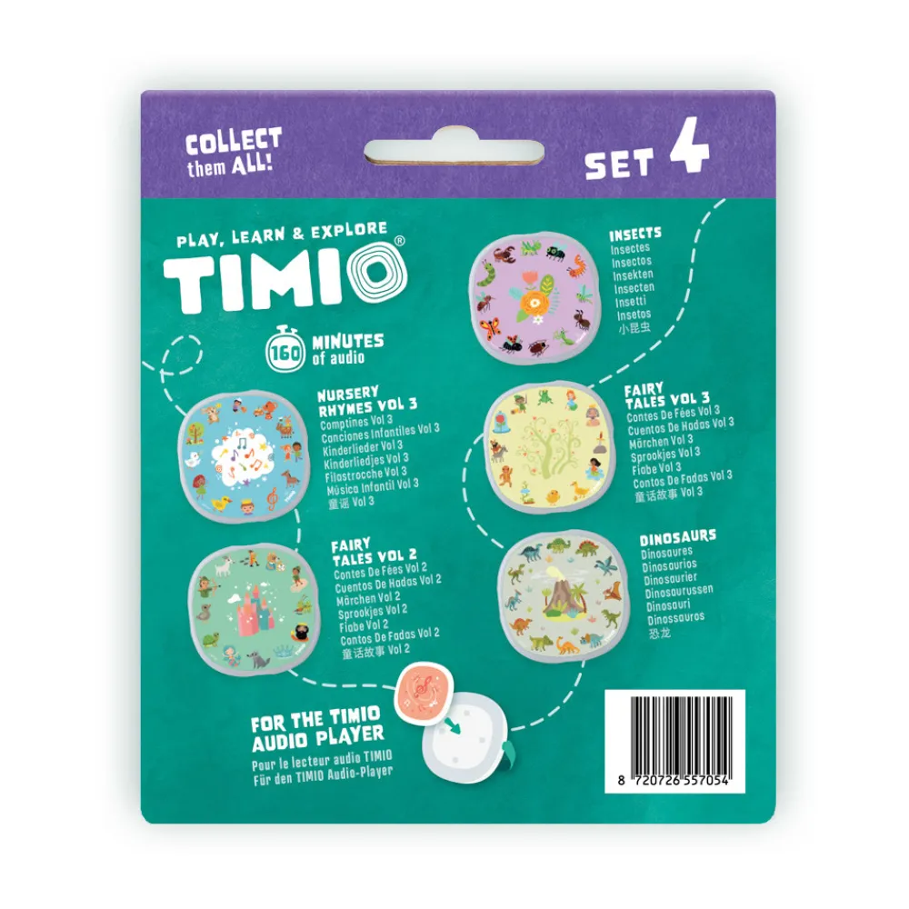 Timio Børnesange, eventyr, dinosaurer og små insekter- Musiklegetøj