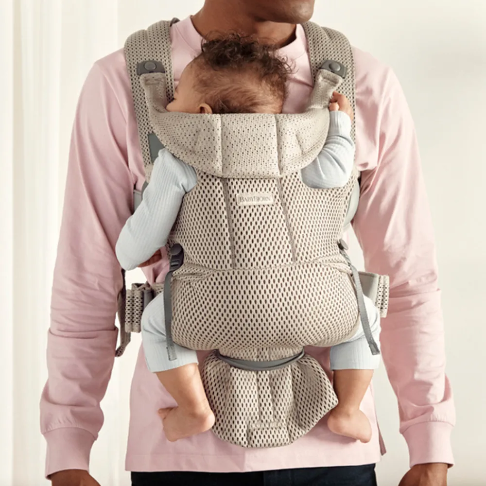 BabyBjörn Bærsele Move - Gråbeige 3D Mesh- Bæreseler & Vikler