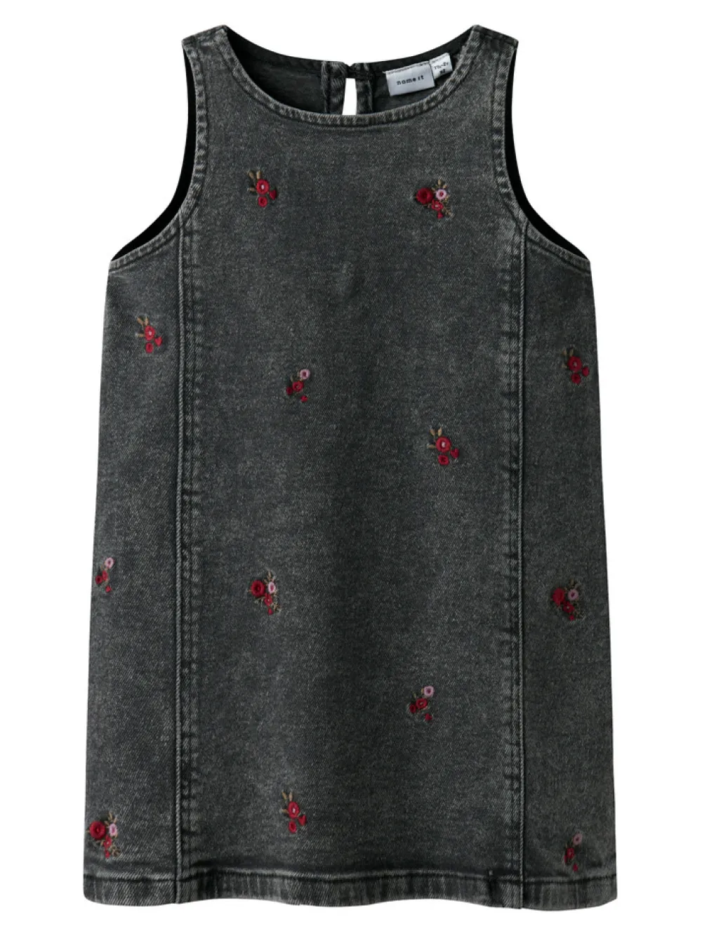 NAME IT Brynn Denim Spencer - Medium Grey Denim- Juletøj|Kjoler