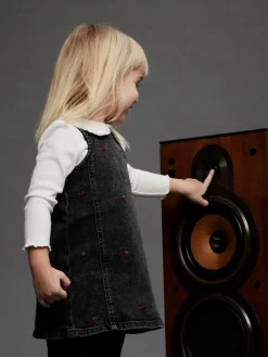 NAME IT Brynn Denim Spencer - Medium Grey Denim- Juletøj|Kjoler