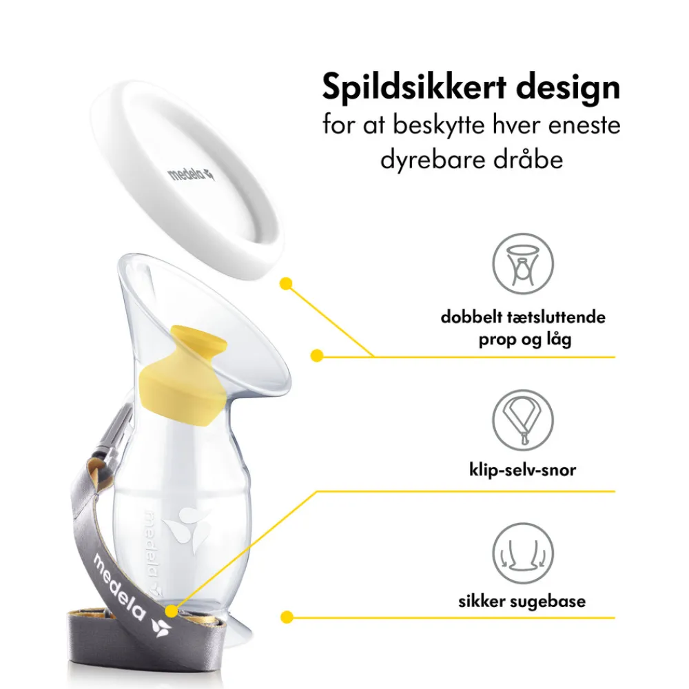 Medela Brystmælksopsamler i silikone- Brystpumper