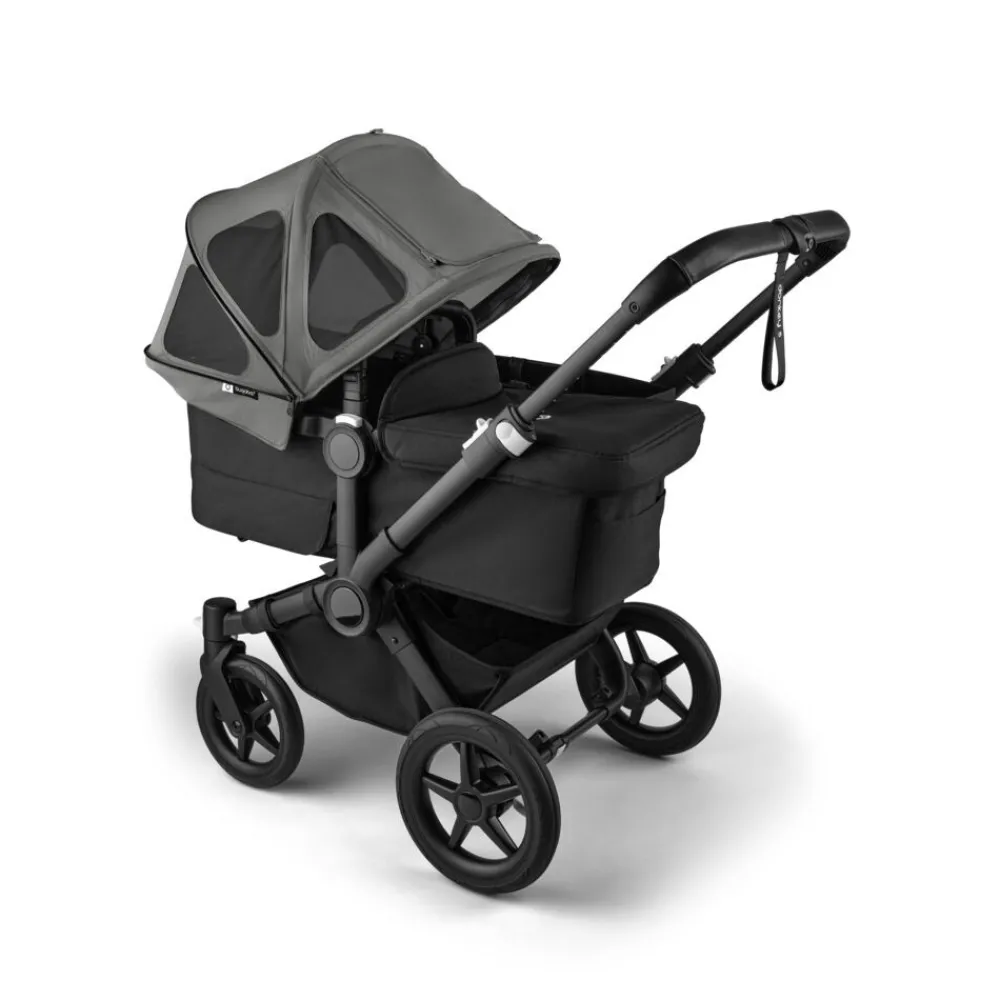 Bugaboo Donkey breezy sun canopy - moon grey- Solskærme & Kalecher