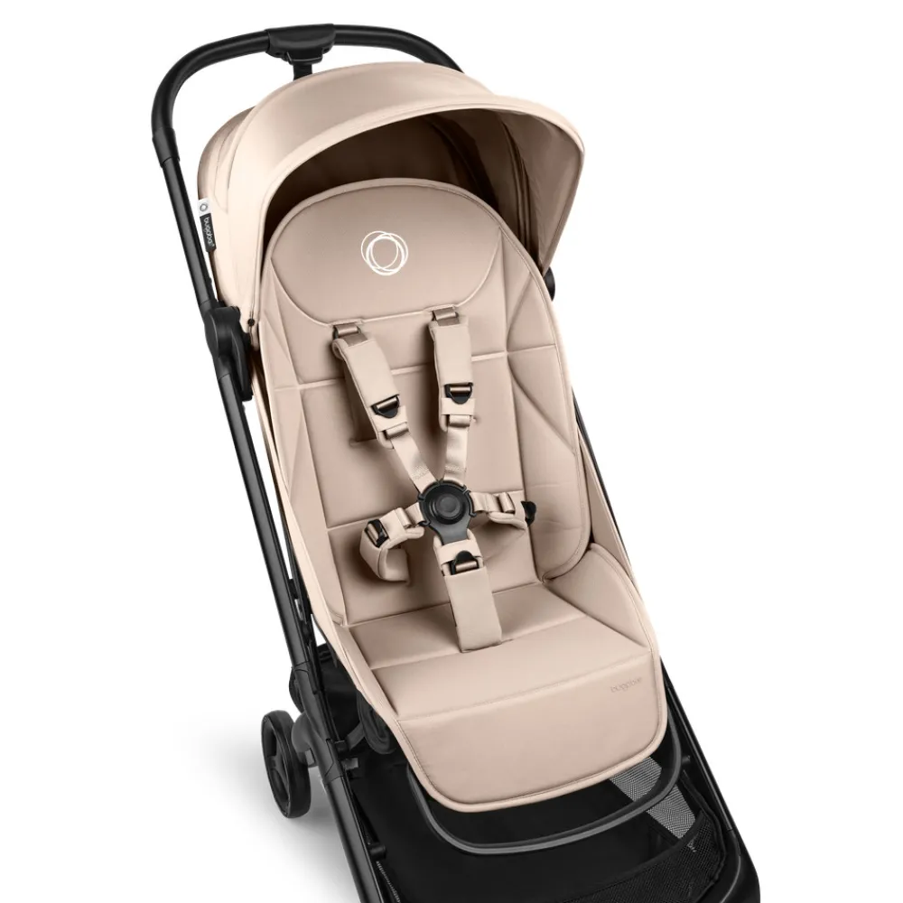 Bugaboo Butterfly 2 complete - Black/Desert Taupe- Klapvogne Med Flade Sæder|Rejseklapvogne