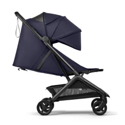 Bugaboo Butterfly 2 complete - Black/Deep Indigo- Klapvogne Med Flade Sæder|Rejseklapvogne