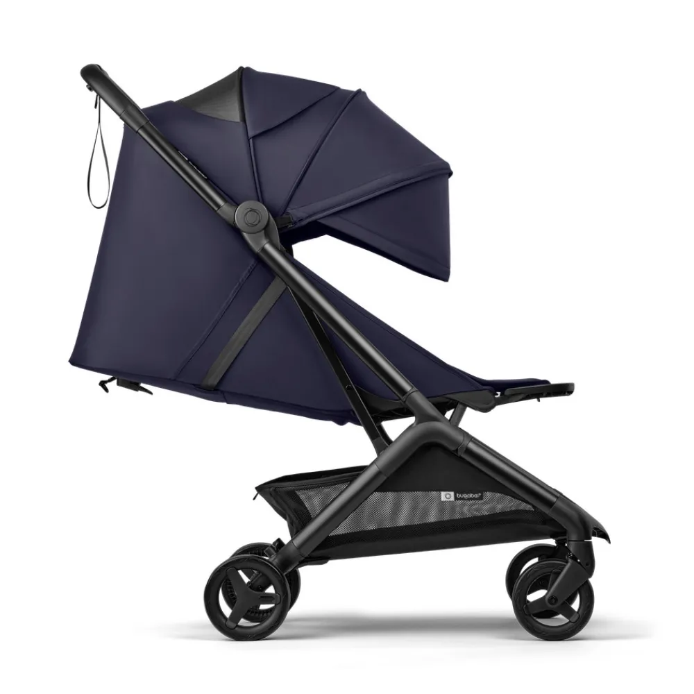 Bugaboo Butterfly 2 complete - Black/Deep Indigo- Klapvogne Med Flade Sæder|Rejseklapvogne