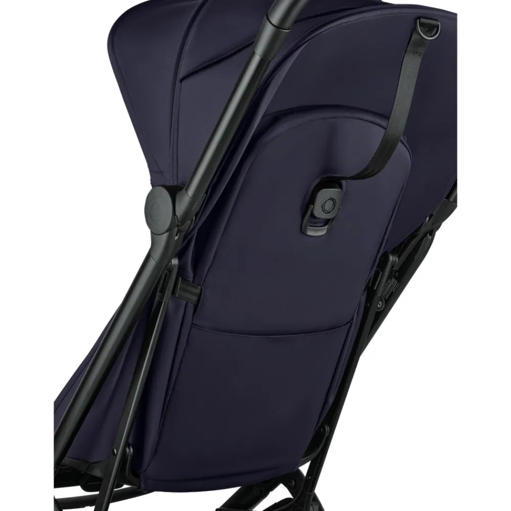 Bugaboo Butterfly 2 complete - Black/Deep Indigo- Klapvogne Med Flade Sæder|Rejseklapvogne