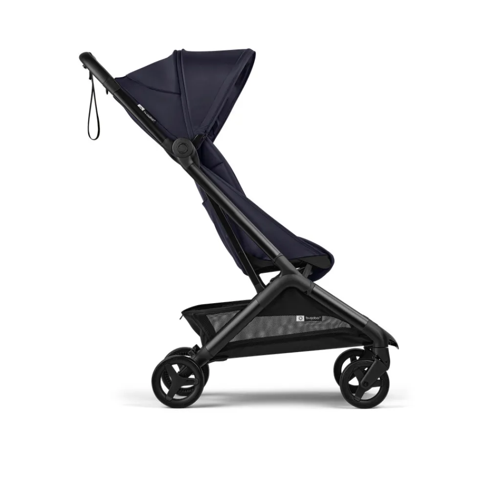 Bugaboo Butterfly 2 complete - Black/Deep Indigo- Klapvogne Med Flade Sæder|Rejseklapvogne