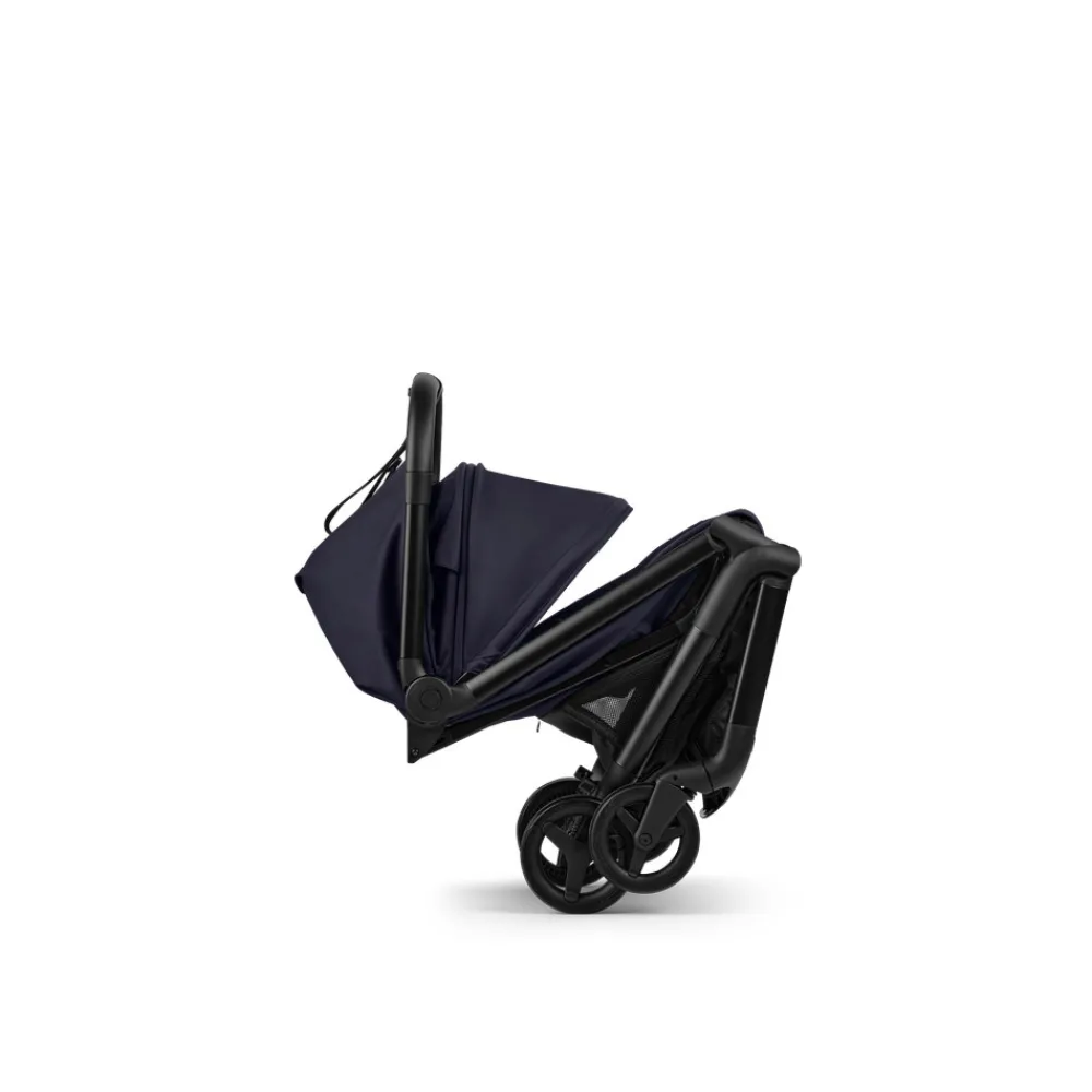 Bugaboo Butterfly 2 complete - Black/Deep Indigo- Klapvogne Med Flade Sæder|Rejseklapvogne