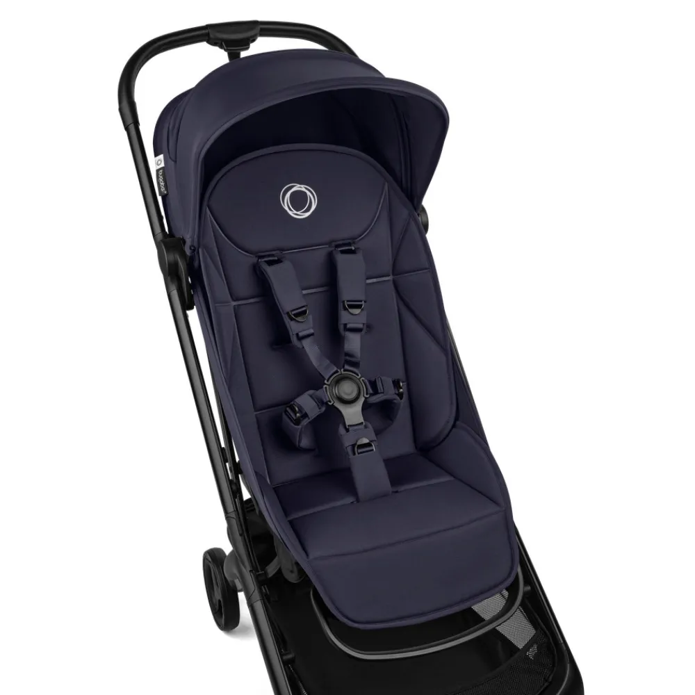Bugaboo Butterfly 2 complete - Black/Deep Indigo- Klapvogne Med Flade Sæder|Rejseklapvogne