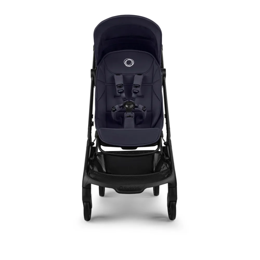 Bugaboo Butterfly 2 complete - Black/Deep Indigo- Klapvogne Med Flade Sæder|Rejseklapvogne