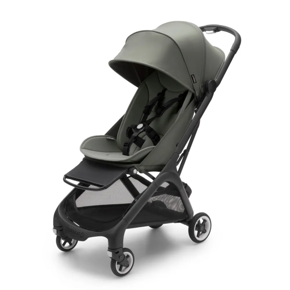 Bugaboo Butterfly complete - forest green/black- Klapvogne Med Ergonomiske Sæder|Rejseklapvogne