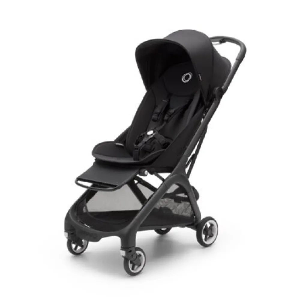 Bugaboo Butterfly inkl. transporttaske - midnight black- Klapvogne Med Ergonomiske Sæder|Rejseklapvogne