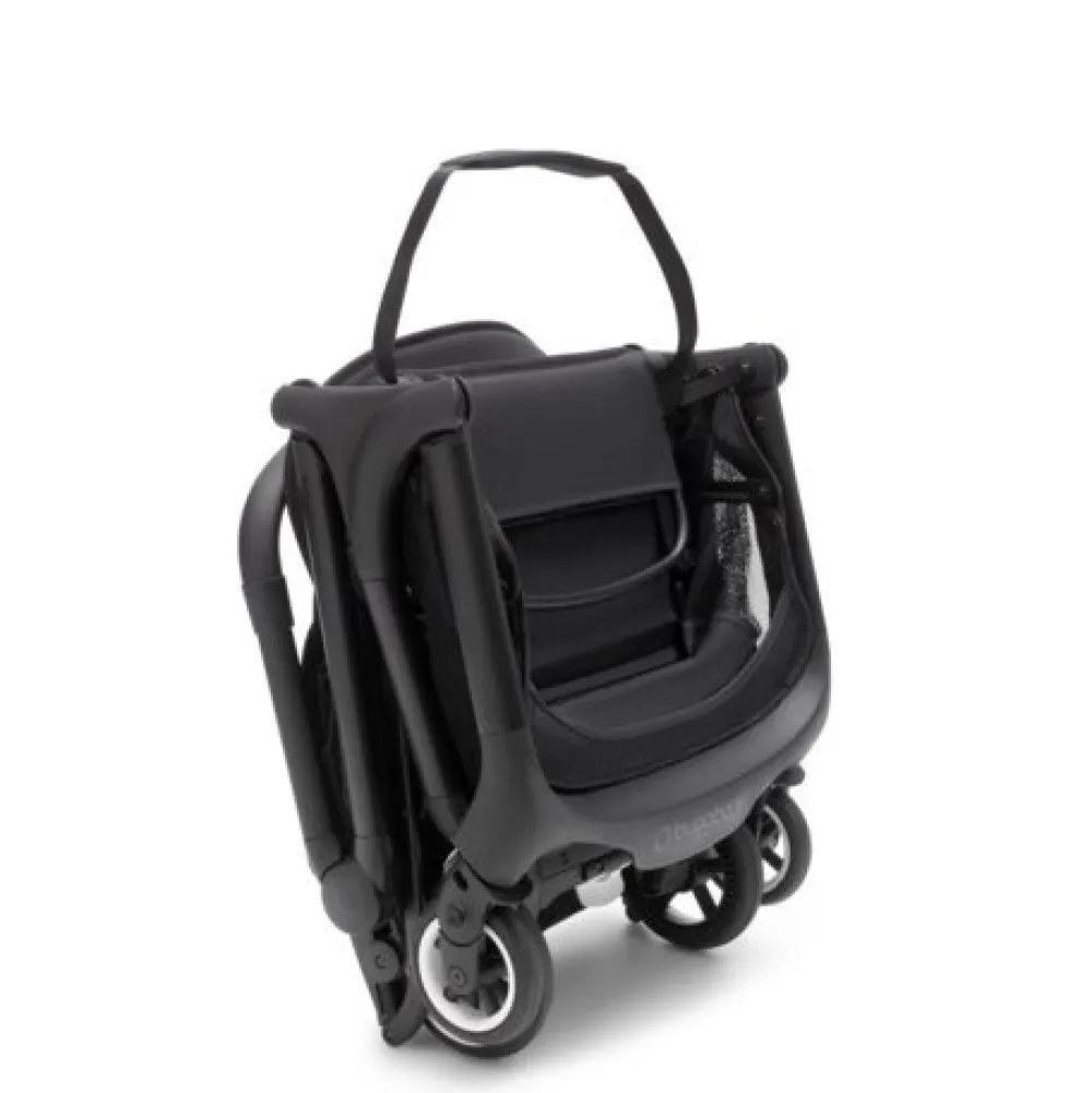 Bugaboo Butterfly inkl. transporttaske - midnight black- Klapvogne Med Ergonomiske Sæder|Rejseklapvogne