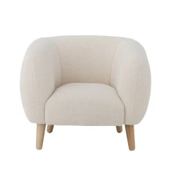 Bloomingvillemini Cade Loungestol, Hvid, Polyester-Børn Børneborde & Stole