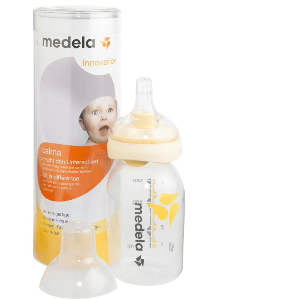 Medela Calma Flaskesut Inklusiv 150ml Flaske- Sutteflasker