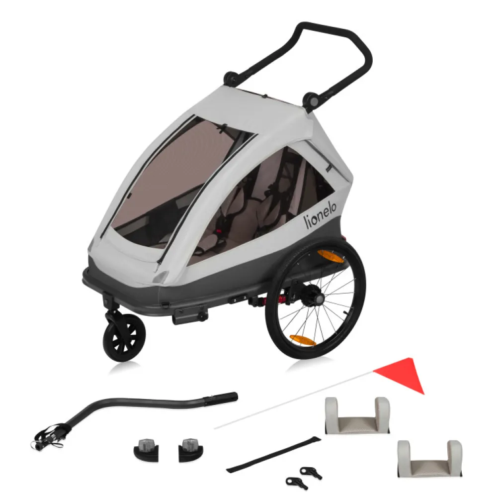 Lionelo Cama multivogn - grey stone- Cykelvogne
