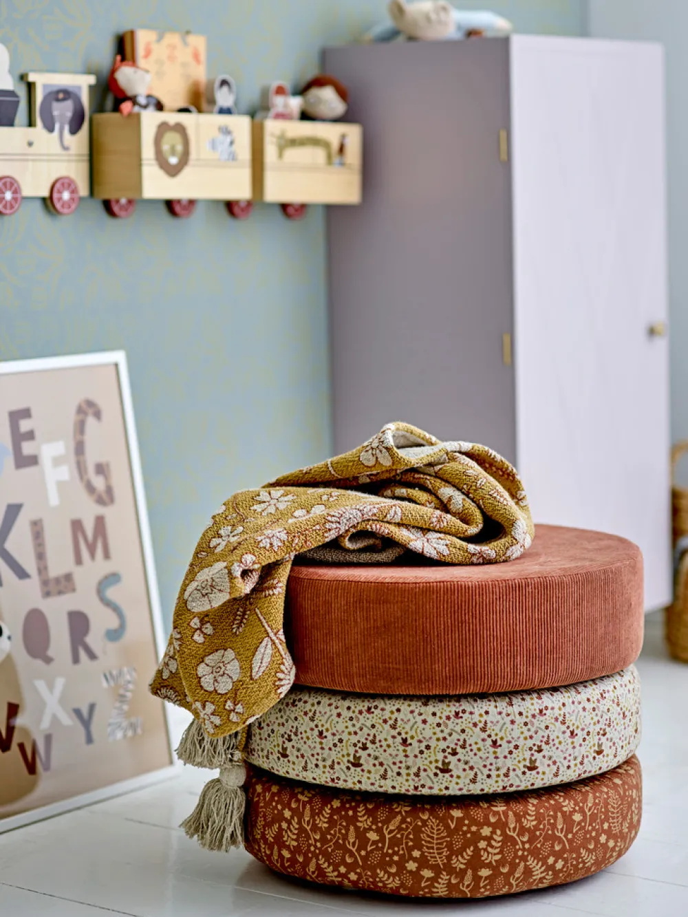 Bloomingvillemini Camille Plaid, Gul-Børn Tæpper