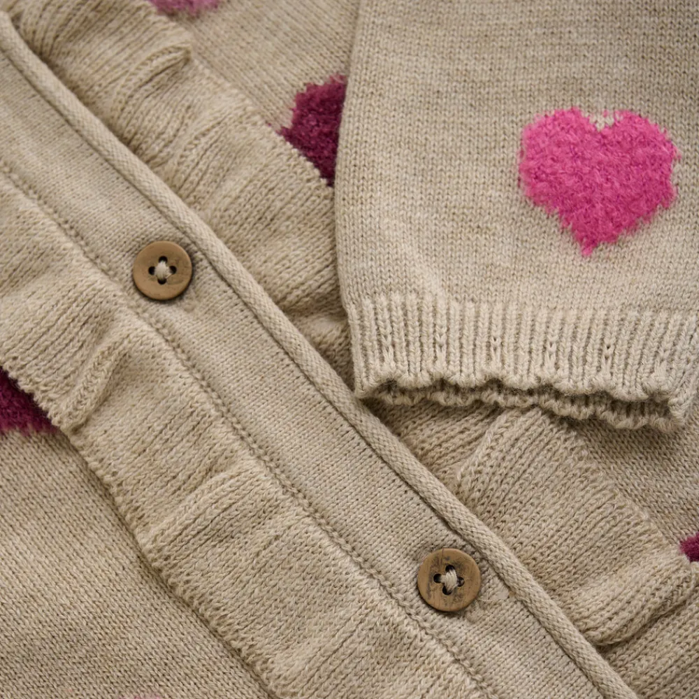 Minymo Cardigan strik - 2055- Cardigans, Veste & Trøjer