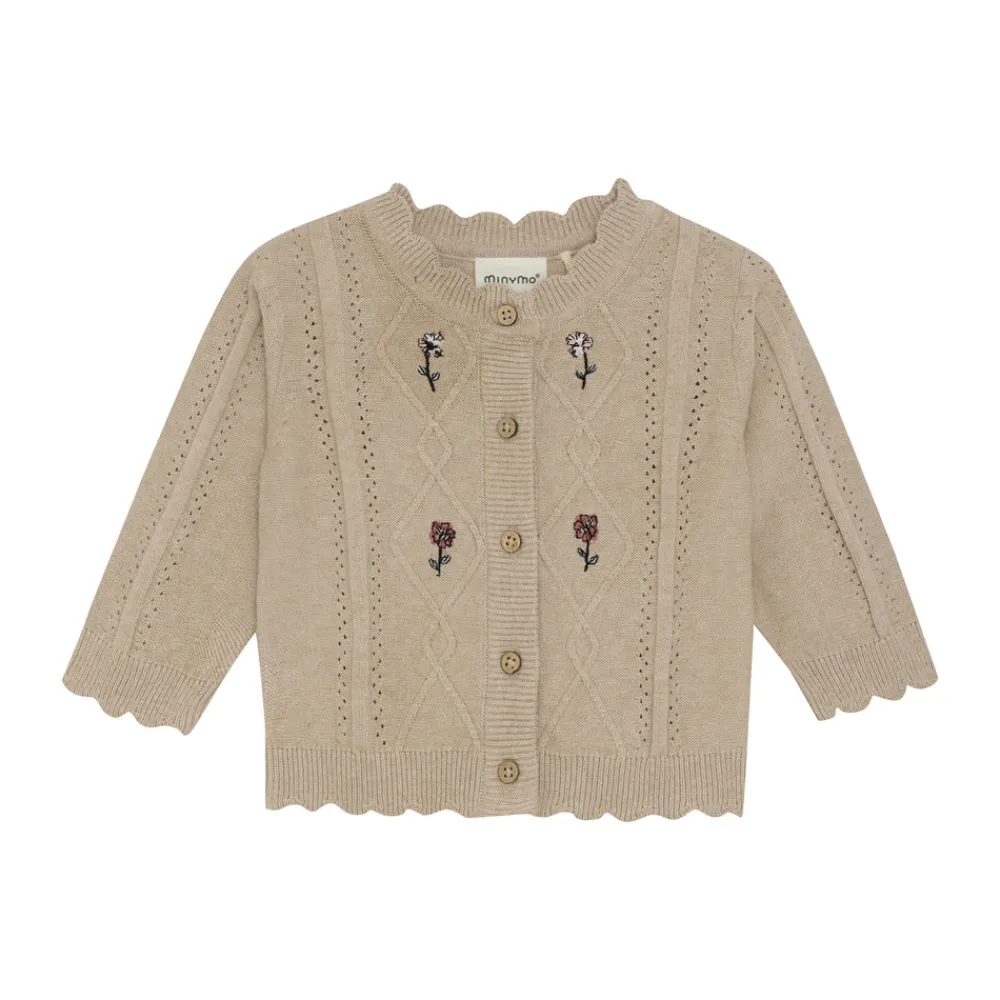 Minymo Cardigan strik - 2055- Cardigans, Veste & Trøjer