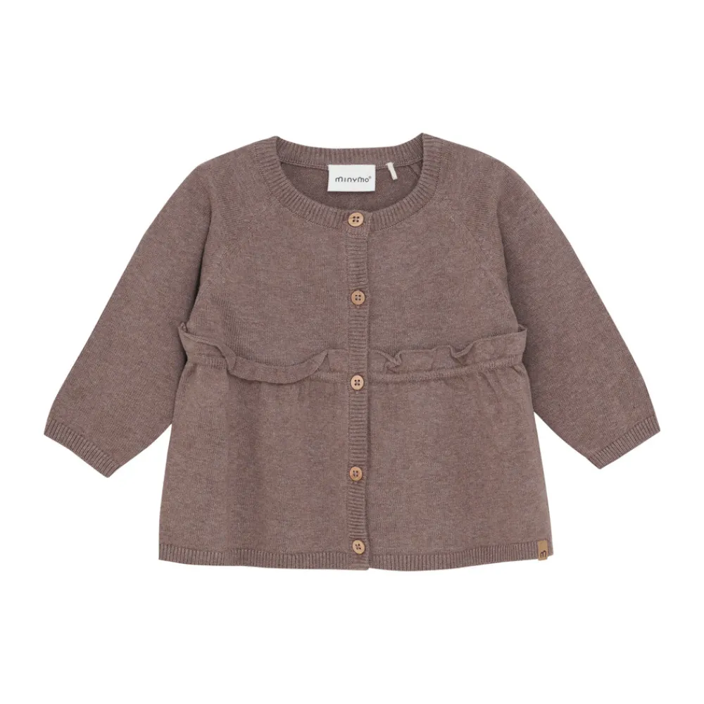 Minymo Cardigan strik - 2503- Cardigans, Veste & Trøjer