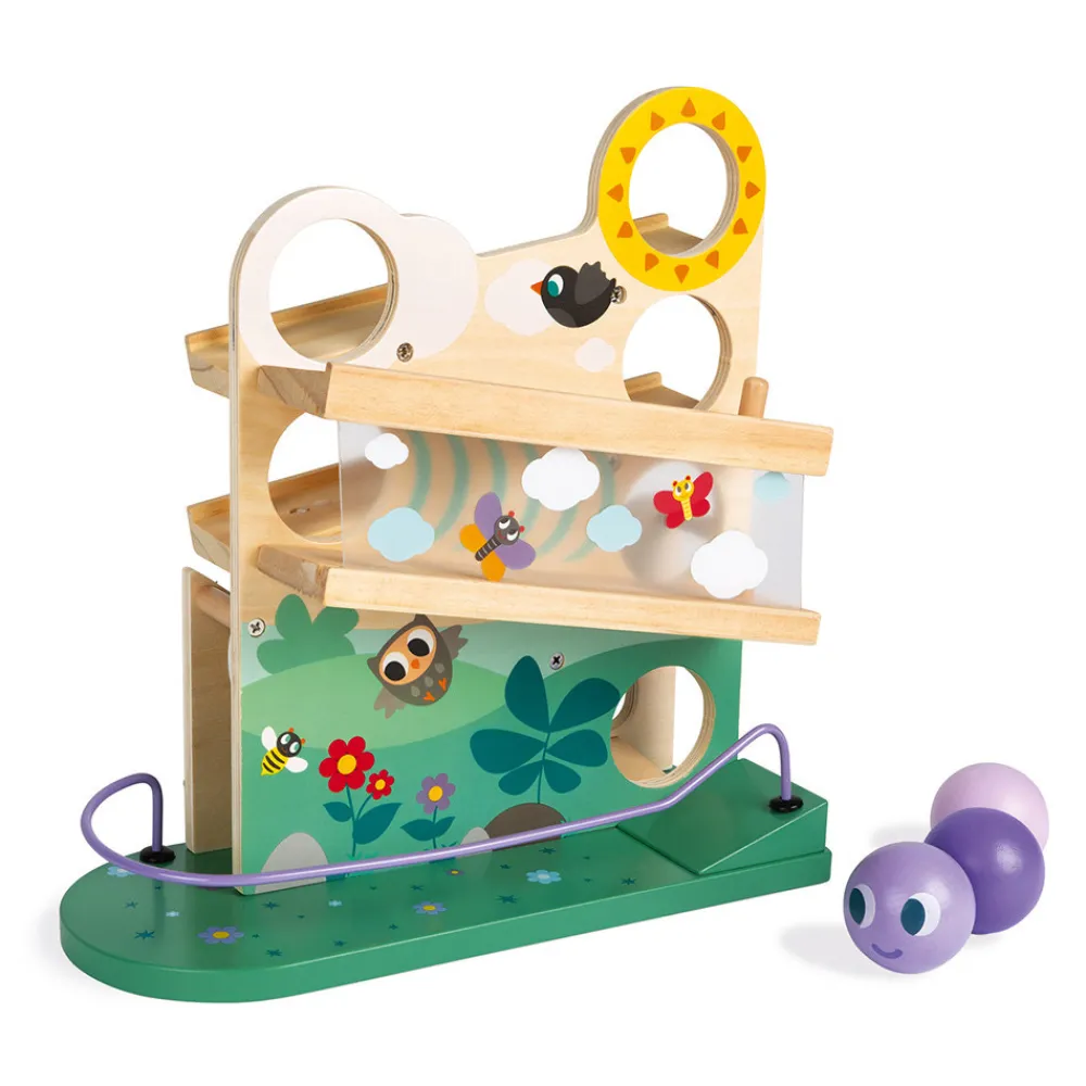 Janod Caterpillar Ball Track- Kuglebaner