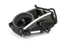 Thule Chariot Cab 2 - cypres green- Søskende/Tvillingevogne|Cykelvogne
