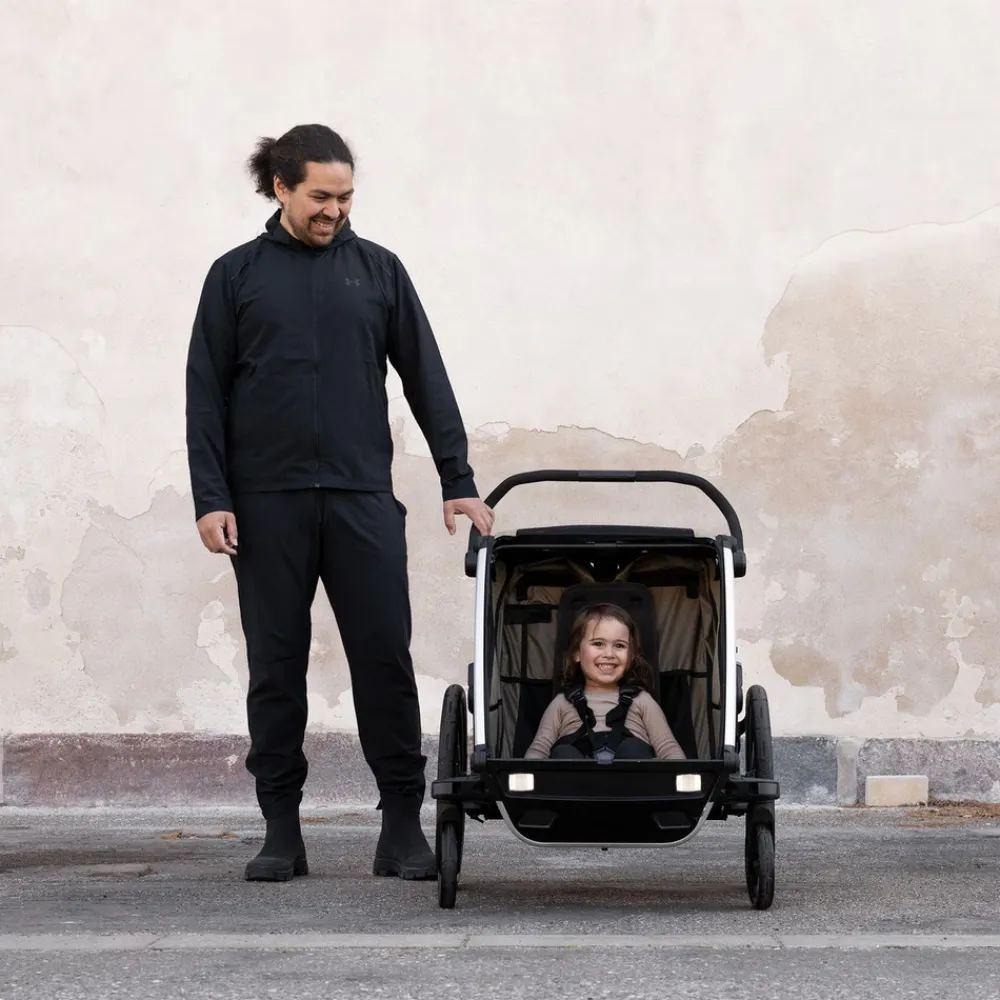 Thule Chariot Cross 2 double - Dark Slate- Cykelvogne