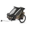 Thule Chariot Cross 2 double - Faded Khaki- Cykelvogne
