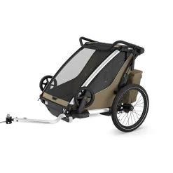 Thule Chariot Cross 2 double - Faded Khaki- Cykelvogne