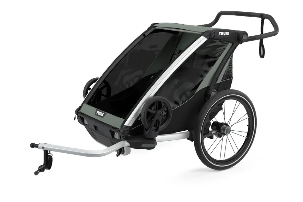 Thule Chariot Lite 2 - Agave- Søskende/Tvillingevogne|Cykelvogne
