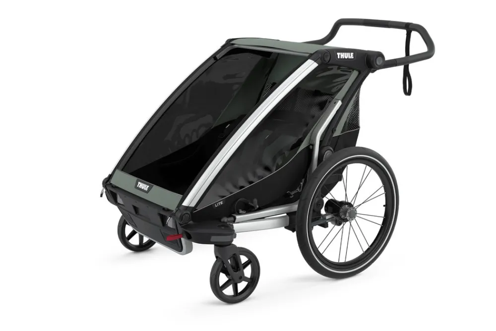 Thule Chariot Lite 2 - Agave- Søskende/Tvillingevogne|Cykelvogne