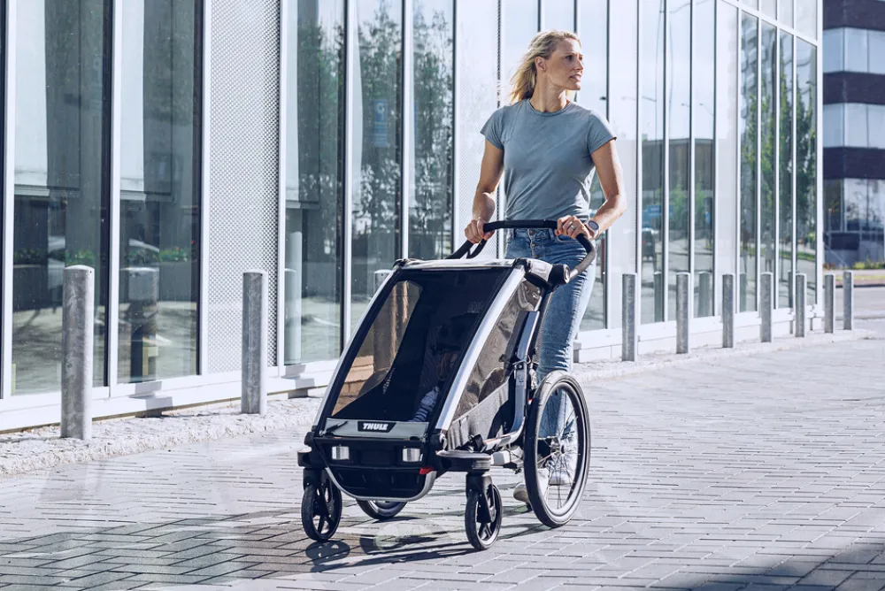 Thule Chariot Lite 2 - Agave- Søskende/Tvillingevogne|Cykelvogne
