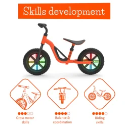 Chillafish Charlie Glow balancecykel - Orange- Løbecykler & Cykler