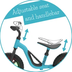 Chillafish Charlie Glow balancecykel - Sky- Løbecykler & Cykler