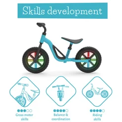 Chillafish Charlie Glow balancecykel - Sky- Løbecykler & Cykler