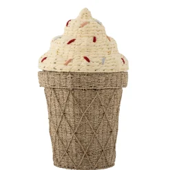 Bloomingvillemini Cillie Kurv m/Låg, Natur, Vandhyacint-Børn Kurve