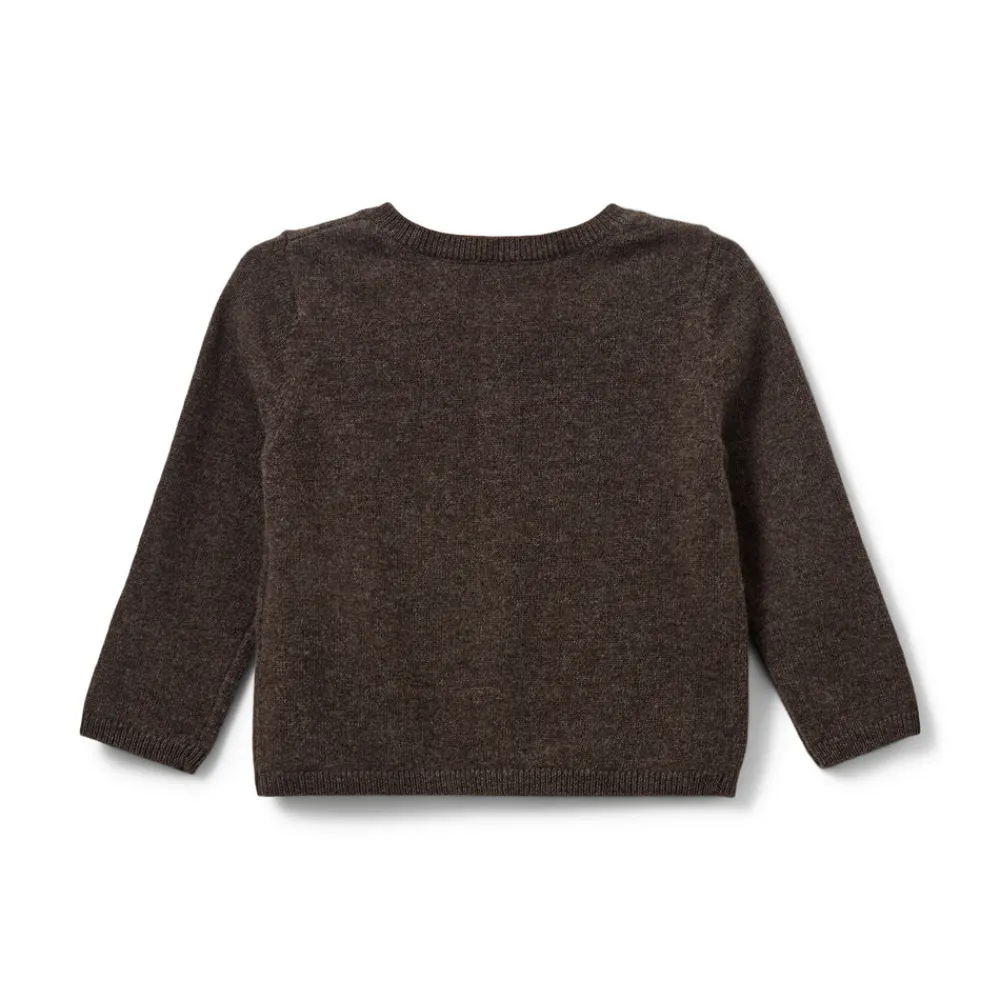 Sofie Schnoor Kids Cisse Cardigan - Brown fudge- Cardigans, Veste & Trøjer