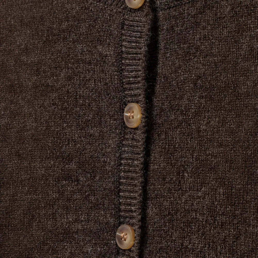 Sofie Schnoor Kids Cisse Cardigan - Brown fudge- Cardigans, Veste & Trøjer