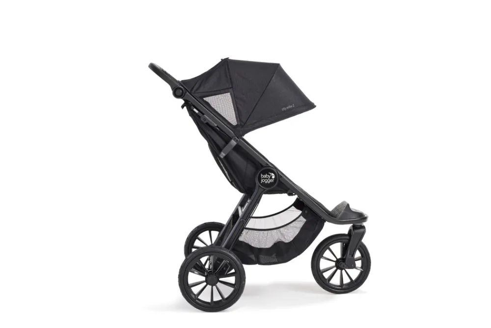 Baby Jogger City Elite 2 - opulent black- Klapvogne Med Flade Sæder