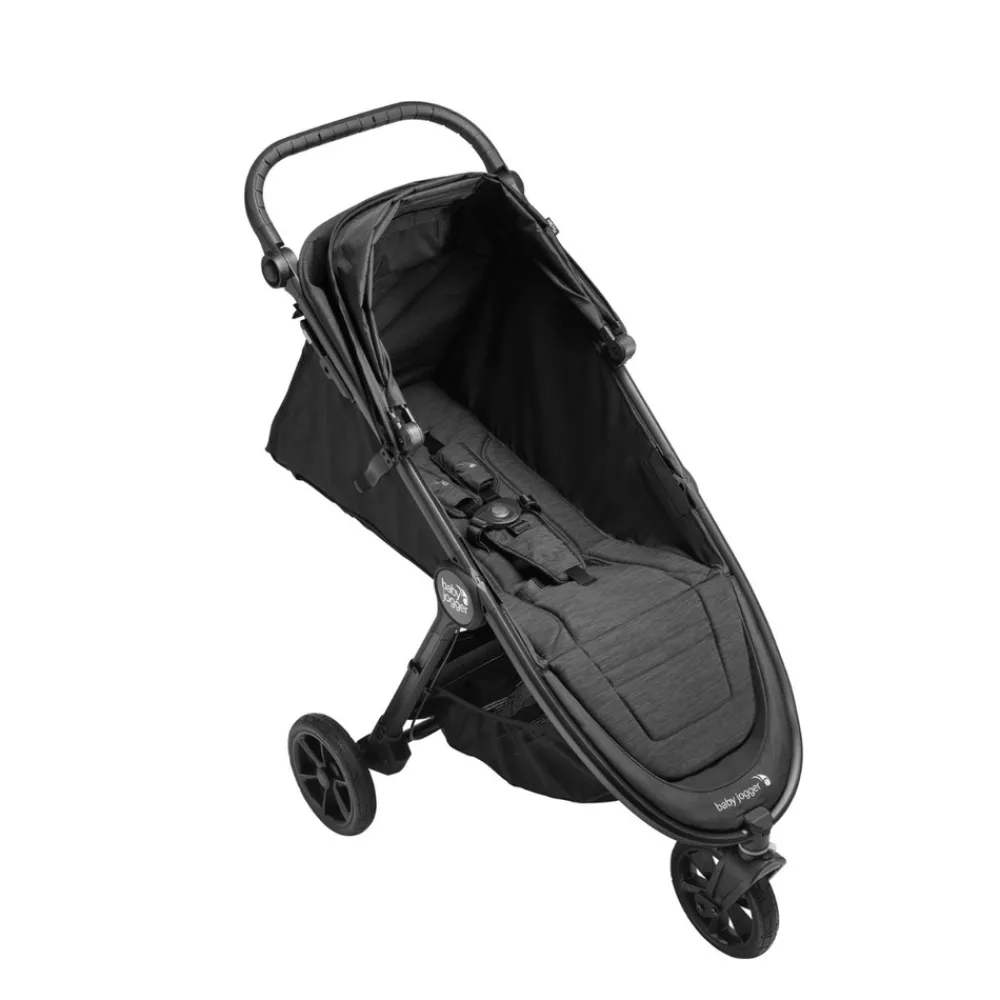 Baby Jogger City Mini GT2.1 inkl. frontbøjle - opulent black- Klapvogne Med Flade Sæder